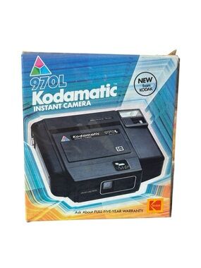 Kodak Kodamatic 970L Instant Camera Vintage 1982 In Original Box & Manual HTF